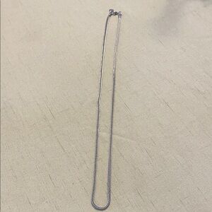 Elegant Silver Snake Chain Necklace - Women Jewelry